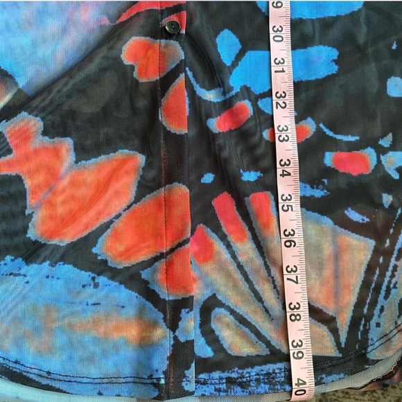 River Island Butterfly Print Shirt Dress - Picture 7 of 8